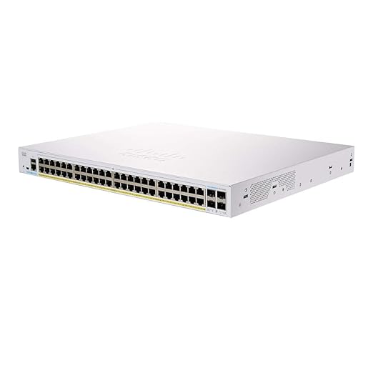 Cisco Business CBS350-48P Managed Switch | 48 Port GE | PoE | 4x1G SFP | CBS350-48P-4G