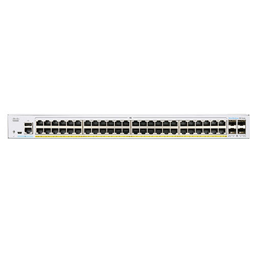 Cisco Catalyst 1300-48P-4G Managed Switch, 48 Port GE, PoE, 4x1GE SFP, Limited Lifetime Protection (C1300-48P-4G)